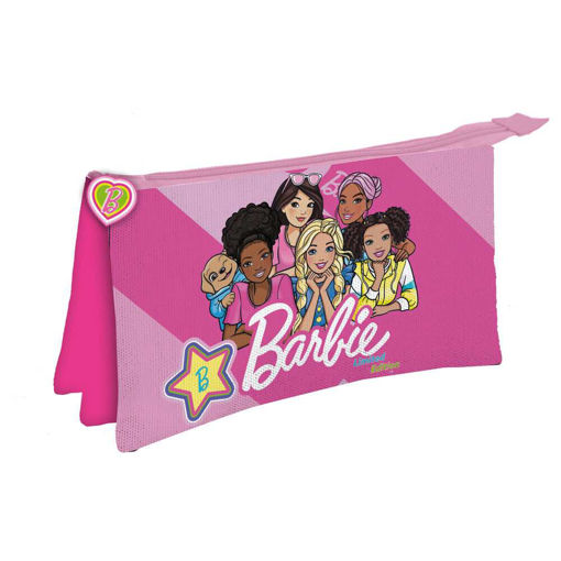 Picture of BARBIE 3 COMPARTMENT PENCIL CASE